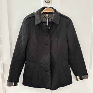Burberry Quilted Black Jacket